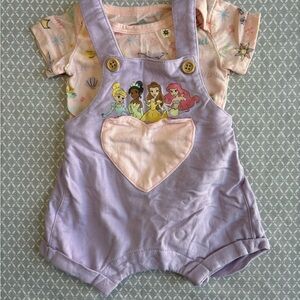 Our Universe Disney Princess Heart
Overall Set - BoxLunch Exclusive - 0-3 Months